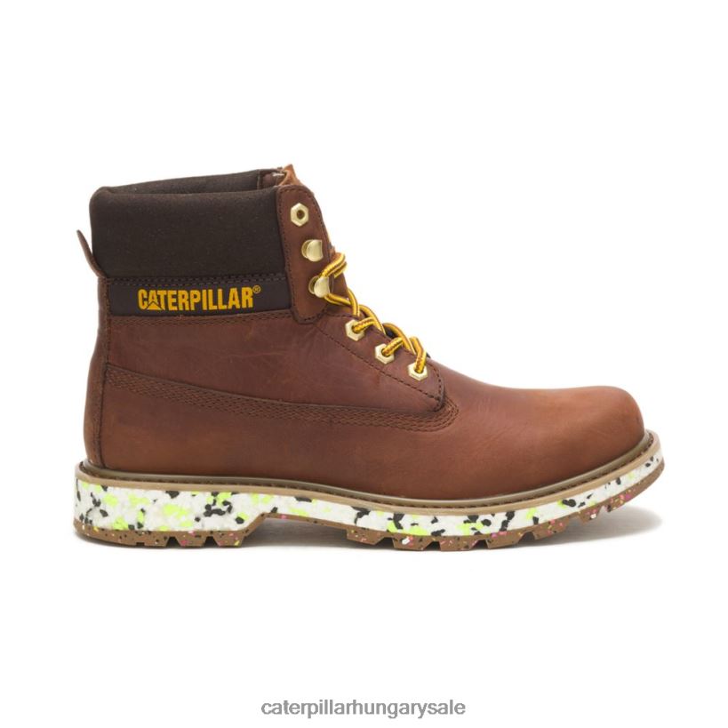 HU Caterpillar férfiak ecolorado csizma bőr barna F4P68D192 | alkalmi csizmák