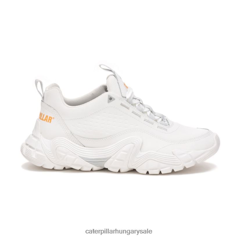 HU Caterpillar férfiak gőzvihar tornacipő fényes fehér F4P68D151 | alkalmi vaskos tornacipő