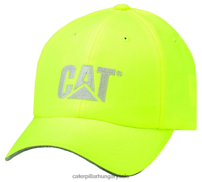 HU Caterpillar férfiak hi-vis védjegy sapka világos sárga F4P68D252 | kalap