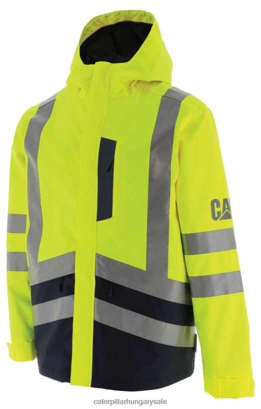 HU Caterpillar férfiak hi-vis esőkabát hi-vis sárga F4P68D220 | felsők és felsőruházat