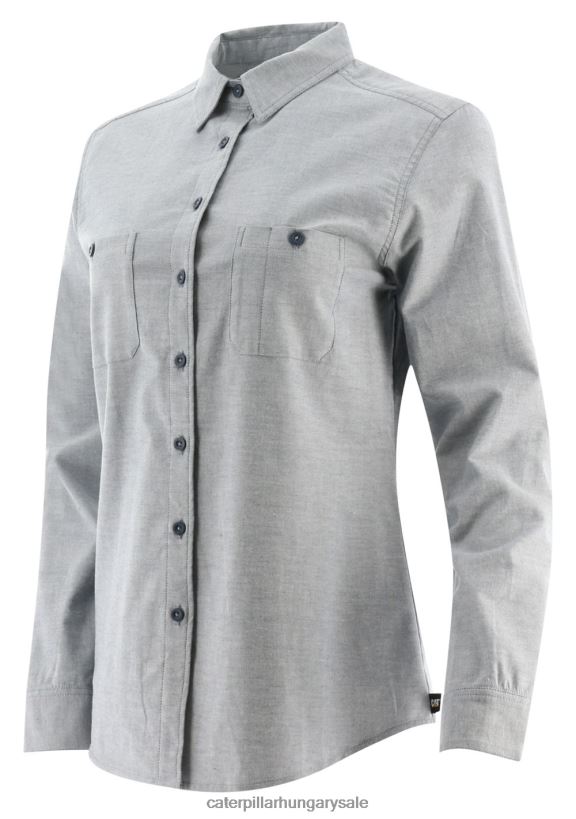HU Caterpillar nők oxford hosszú ujjú ing farmer kék F4P68D312 | felsők és felsőruházat